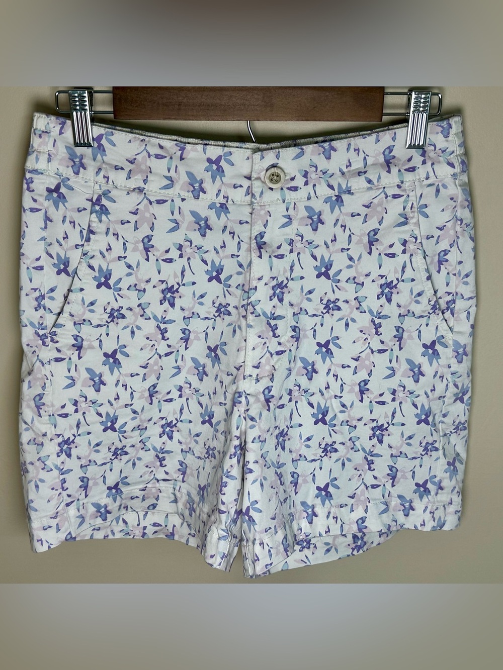 JACHS Girlfriend Small Floral Print Shorts – Soft Cotton Summer Casual